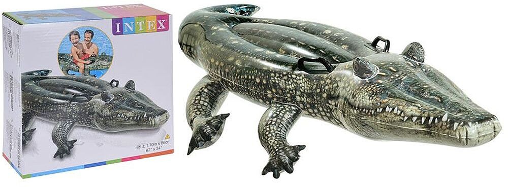 Crocodile Inflável para a Piscina 170x86cm G-81051