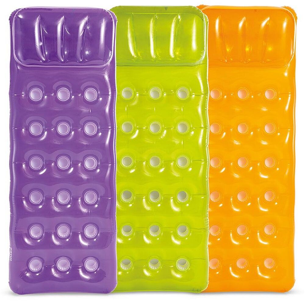 Almofada Inflável com Apoio-Cabeça, 188x71cm, Cores Sortidas G-81055