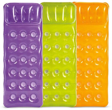 G-81055 : 81055 Almofada Inflável com Apoio-Cabeça, 188x71cm, Cores Sortidas