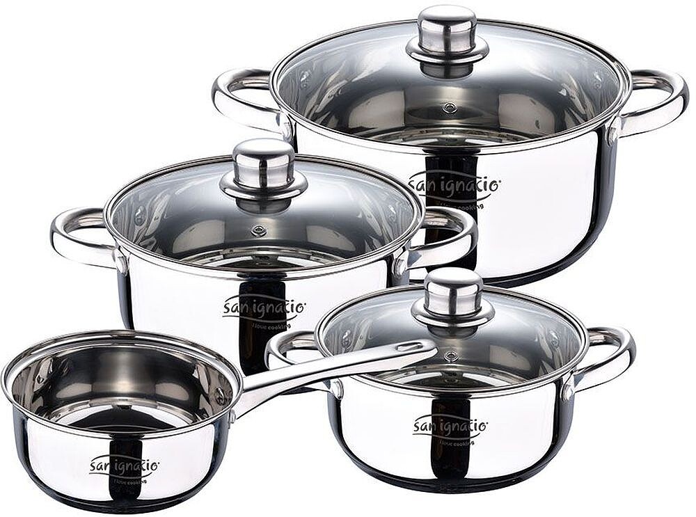 Bateria 7uds. Aço Inox Ind Cassel SG8172 San Ignacio G-14563