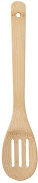 14441 COLHER RANHURADA DE BAMBU, EXPERT, 30 x 6 cm