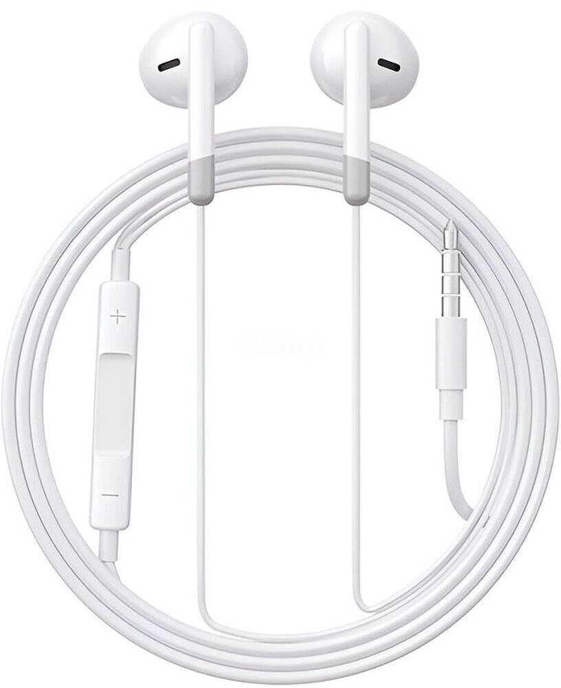 Auscultadores C/ Fios Stereo Jack 3.5 4p Branco JR-EW01