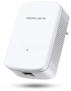 ME10 : TP-LINK MERCUSYS ME10 N300 Wi-Fi Range Extender 2.4 GHz 2x Int. Antennas 1x 10/100 RJ45 Wall Plugged Range Extender/Access Point