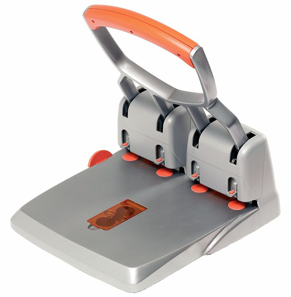 RAPID orificios de 4 agujeros HDC150/4 150 folhas Orange/Gris Topo Papel 23223100 : ES23223100
