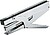 Agrafador Rapid E10 - Até 15 Folhas - Para Grampas nº10 - Grampeamento Fechado - Cor Cromado/Preto 21310400 - imagem 1