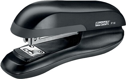 Rapid F16 Agrafador de Mesa - Até 30 Folhas - Grampeamento Aberto, Fechado e Prendido - Cor Preta 23810501