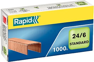 Conforto Rapid Caixa com 1000 Grapas 24/6 - Até 20 Folhas -...