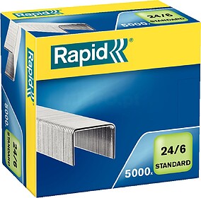 1551052 : Agrafos 24/6 Rapid (2/20 Folhas) Cx5000un