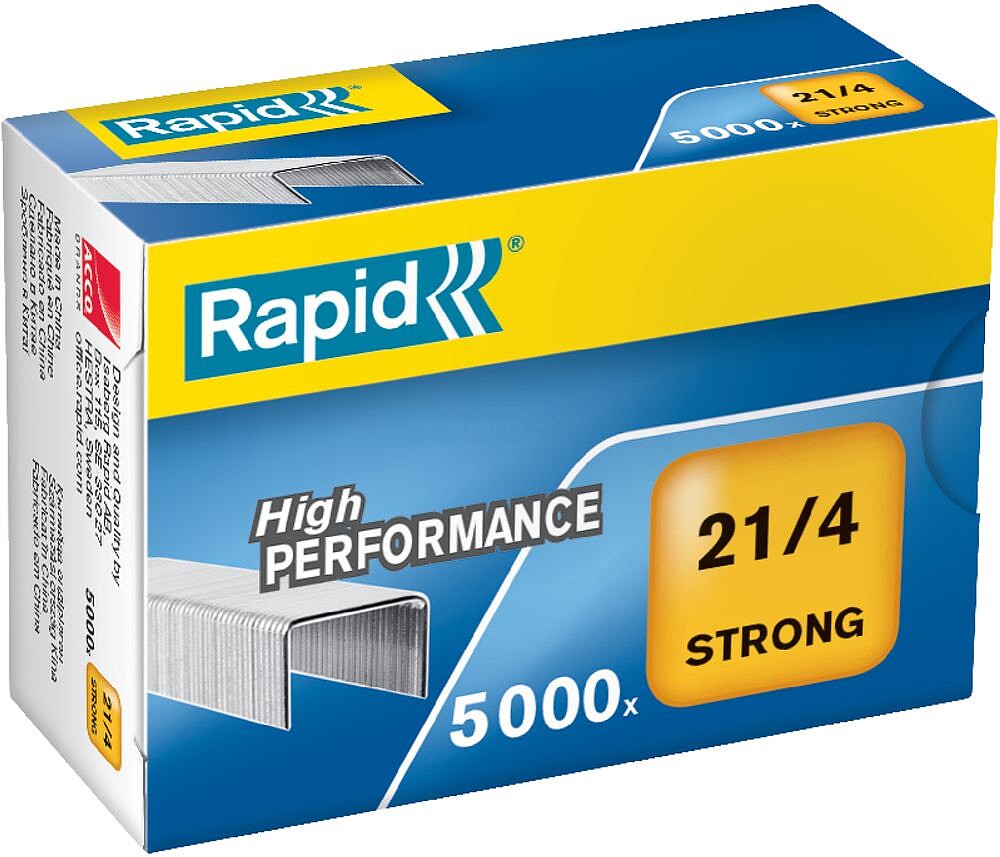 Caixa Rápida de 5000 Grampas 21/4 - Fio Reforçado Galvanizado - Ponta de 4mm 24867400