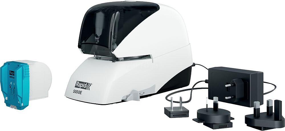Agrafador Elétrico Mod. 5050E Flat Clinch (Cassetes) -50 Fls : Br/Cinza 20993212
