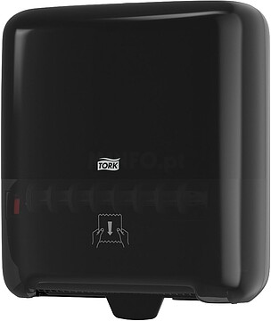Dispensador Toalhas de Mão Rolo TORK H1 Matic Preto