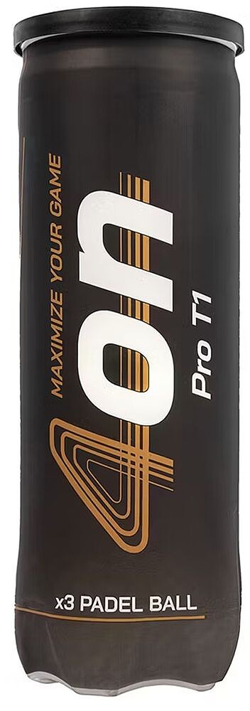 Tubo de 3 Bolas de Padel 4ON T1