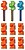 Conjunto para Fazer Fogo Laranja, Medida 8x8x27mm, Peso 5G. Victorinox G-37540 - imagem 1