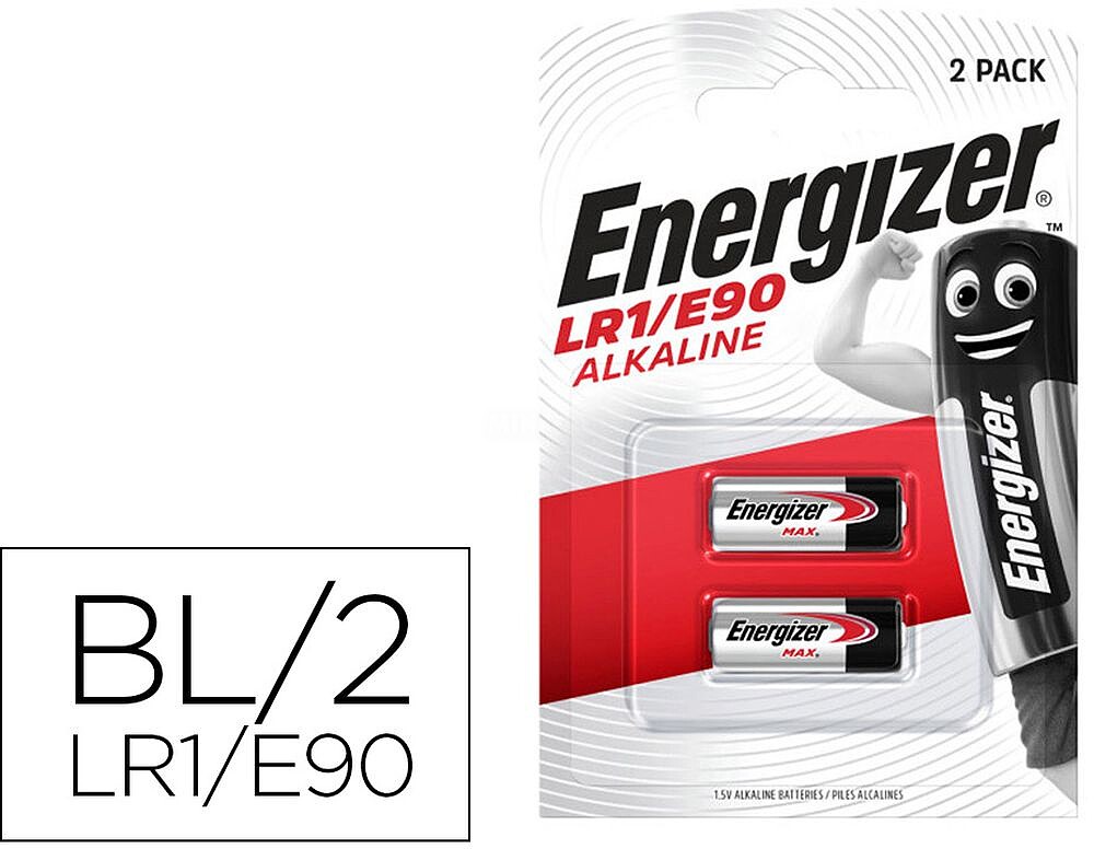 Egz Blister 2 BATTERIES.E-90/LR1 629563 : 629563