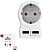 Adaptador Europeu a Reino Unido USB SKROSS 1500280 G-40908 - imagem 1