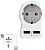 Adaptador Europeu a Estados Unidos USB SKROSS 1500281 G-40909 - imagem 1