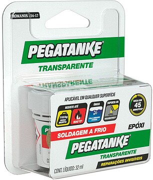 G-95979 95979 COLA EPÓXI BICOMPONENTE TRANSPARENTE, PORTUGUÉS, 32 ml