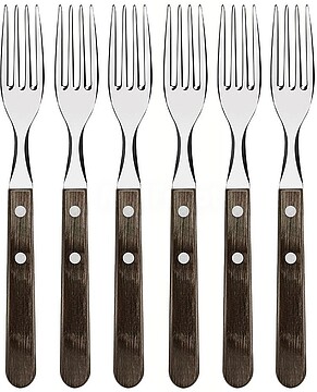 G-73082 : 73082 Jogo de Talheres Jumbo de Mesa 6 Peças Polywood Castanho Tramontina