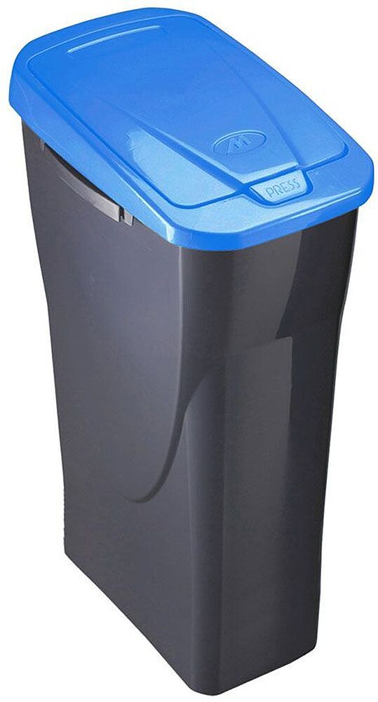 Cubo com Tampa 15LT Ecobin com Tampa Azul 42x31x20cm Mondex G-77317