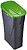 Cubo com Tampa 15LT Ecobin com Tampa Verde 42X31X20CM Mondex G-77316 - imagem 1