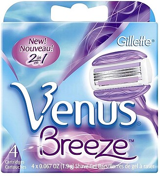 G-95013 : 95013 GILLETTE VENUS REC BREEZE PACK 4