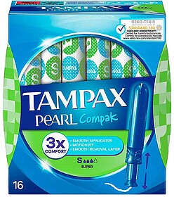 G-99820 : 99820 TAMPAO TAMPAX Pérola SUPER 16