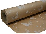 Rolo de Papel de Embalagem Borboletas Brancas 70 cm x 50 m G-71510