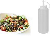 Garrafa para molhos de plástico 370 ml