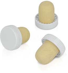 G-78213 : 78213 CONJUNTO 6 TAMPAS DE ROLHA COM CABEÇA DE PL...