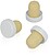 Conjunto 6 Tampas de Rolha com Cabeça de Plástico METALTEX G-78213 - imagem 1