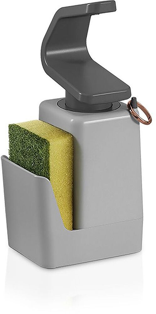 Dispensador de Sabão com Estropajero ’Soap-Tex’ 11x8x22cm METALTEX