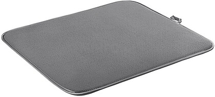 G-77266 : 77266 TAPETE ESCURRIDOR &rsquo;SOFTEX&rsquo; 45x40cm CINZA METALTEX