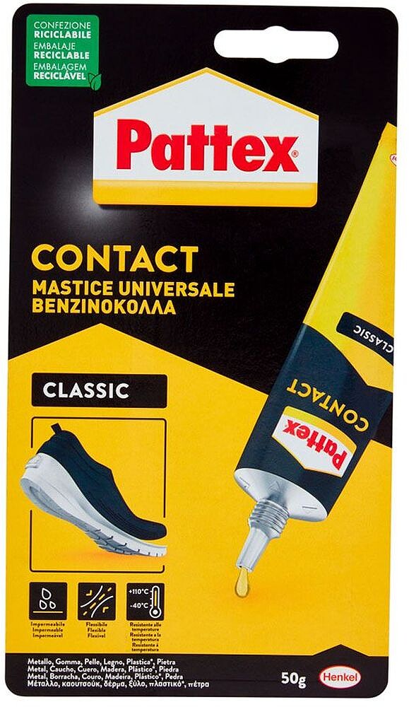 Pegamento cola contacto pattex bote de 50 gr Pegamento cola contacto pattex bote de 50 gr 2901467