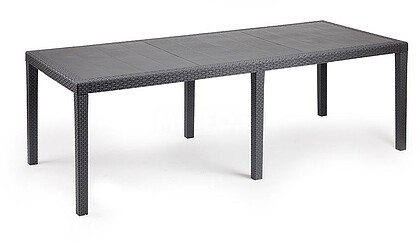 MESA DE RESINA RATTAN ANTROPO. PRINCE220x90cm