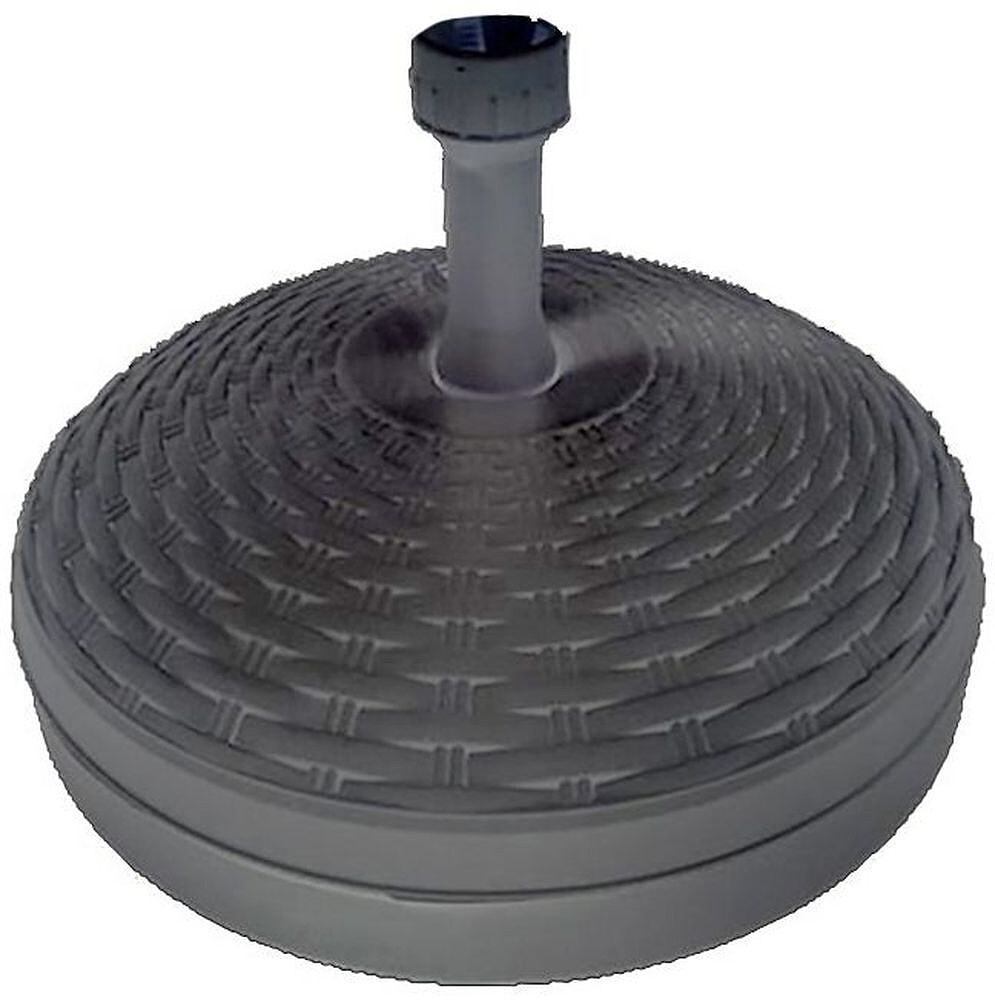 Base Parasol 20 Litros Preto Ø 46X15CM Ipae Pro Garden 75322