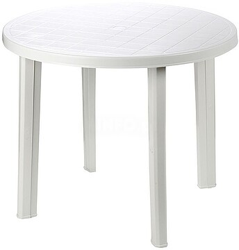 Resina de mesa branco Diâmetro 90cm