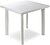 Mesa Quadrada Color Branco 80X75X72CM - imagem 1