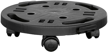 08838 PLATAFORMA COM RODAS, Ø300 x 70 mm