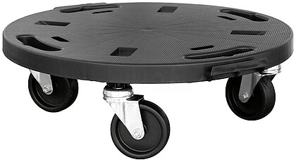 08845 PLATAFORMA COM RODAS, Ø400 x 125 mm