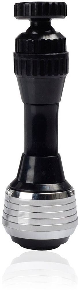 Atomizador-Ducha com Economizador, Preto e Cromado, Blue Line, 11 cm 03513