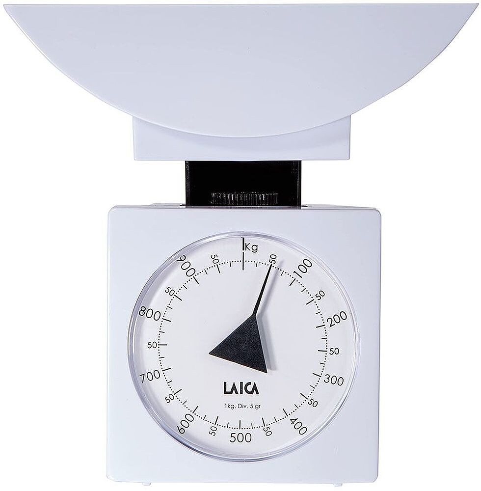 Balança Mecânica Bol Branca 1kg KS711 Laica G-90432