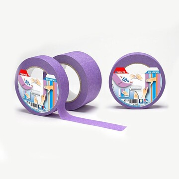 47426 CINTA MASKING LILÁS 50MM X 50M BAIXA ADESIVIDADE PARA SUPERFÍCIES DELICADAS