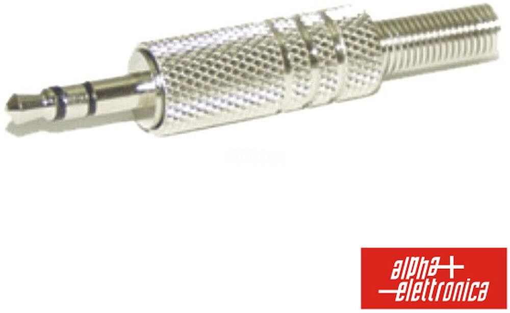 Ficha Jack Macho Metálica 3.5MM ST G-11-26