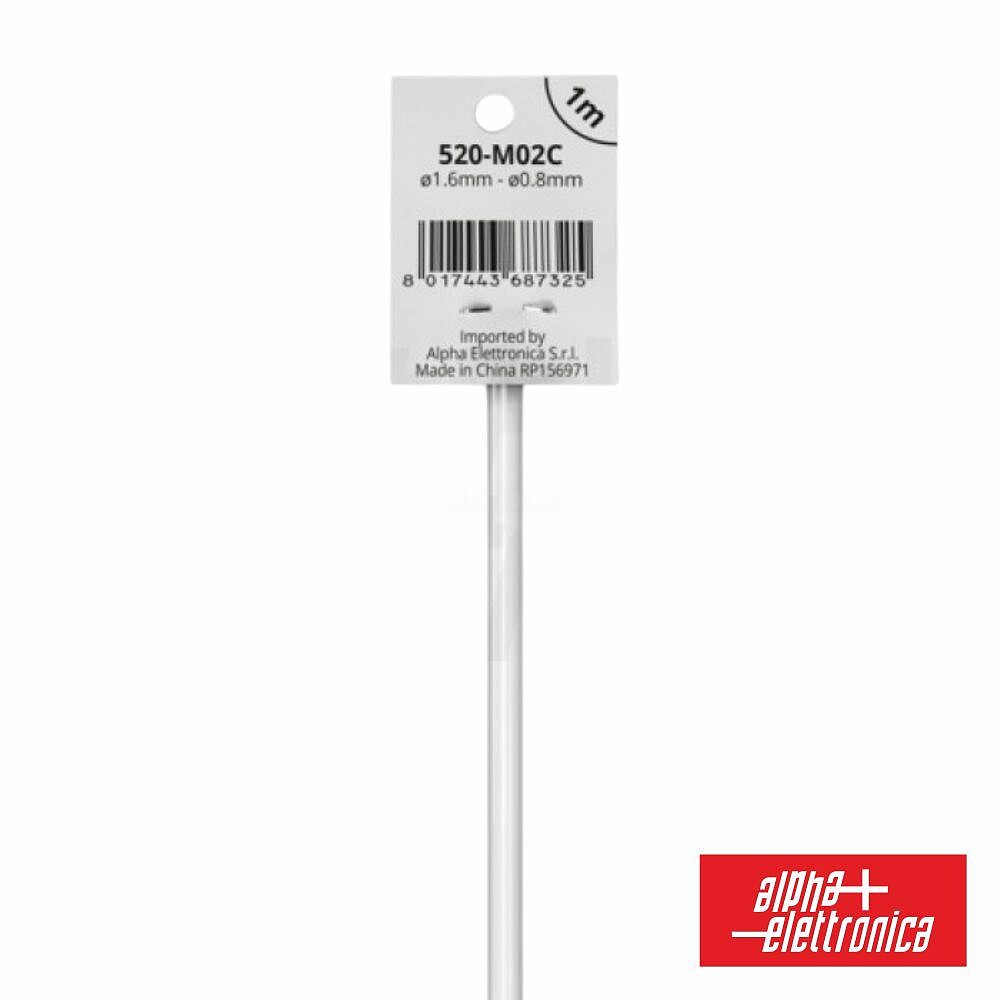 Tubo Manga Termoretrátil 2: 1 Ø1.6mm 1M 520-M02C