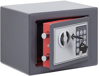 G-88176 : 88176 CAJA FUERTE HE/O ELECTRÓNICA DE SOBREPONER, 230 x 170 x 170 mm