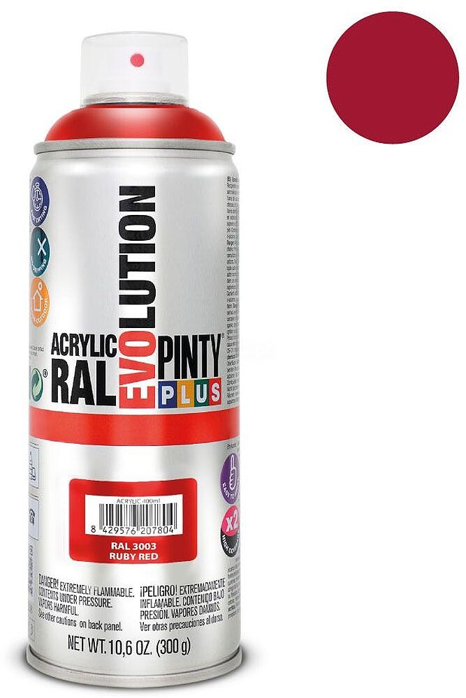 Spray Ral 3003 Vermelho Rubí 400ML 96845