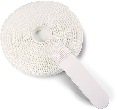 G-47031 : 47031 CINTA ADESIVA BRANCA PARA MALHA MOSQUITEIRA DE FIBRA DE VIDRO E ALUMÍNIO, 500 cm