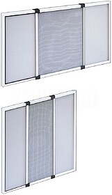 G-06234 : 06234 MOSQUITEIRO EXTENSÍVEL BRANCO 90 x 70 cm, 2...