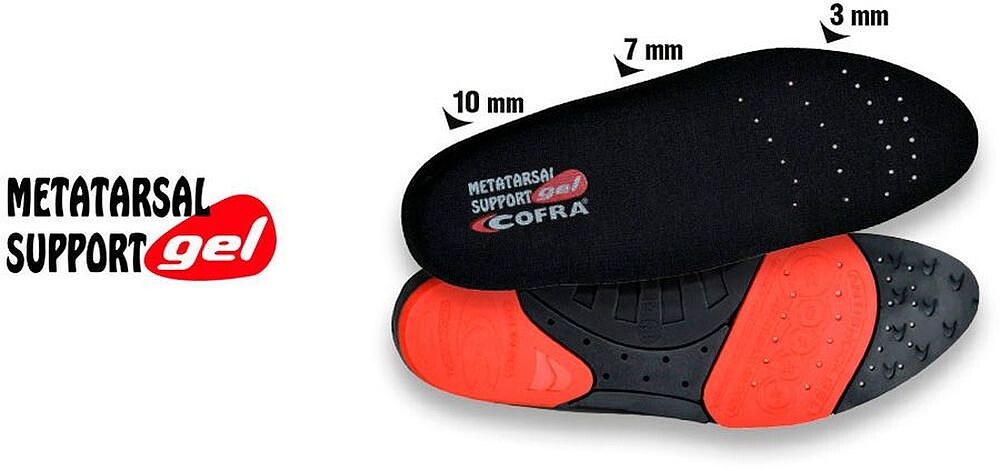 Plantilla Metatarsal Support Gel Talla 45 Cofra 80475