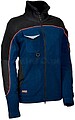 Cazadora Mulher Forro Polar Moto Azul Marinho Preto Cofra Tamanho G G-80601